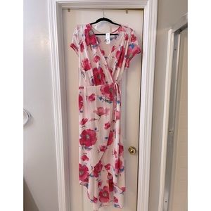 Floral Wrap Dress